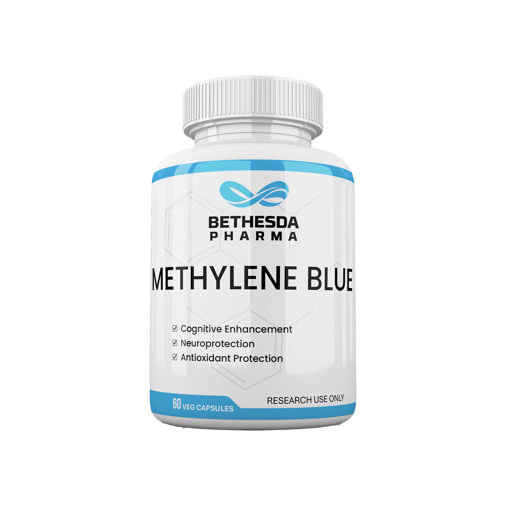 Methylene Blue 5mg 60 Veg Capsules - Bethesda Pharma
